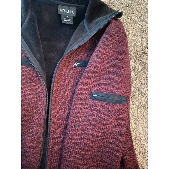 Athleta fuzzy lined hooded‎ jacket medium - Picture 5 of 5